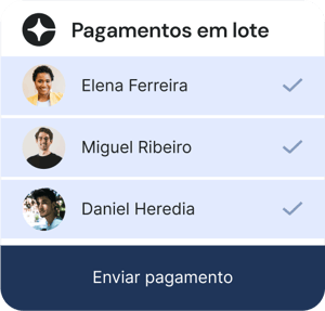 Conta Digital com pagamentos em lote