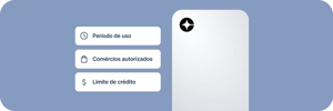 Limites, período e categorias de uso personalizáveis