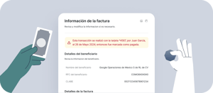 Comprobantes de facturas
