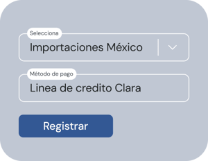 registro de clientes