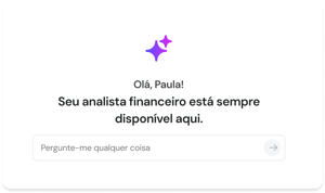 Agora com o agente financeiro de IA
