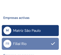 Controle financeiro unificado para matriz e filiais