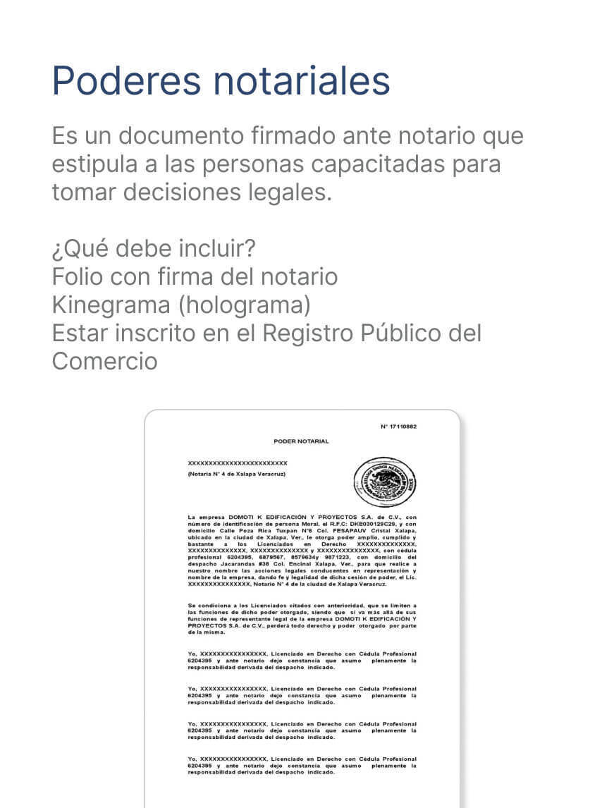 Poderes notariales